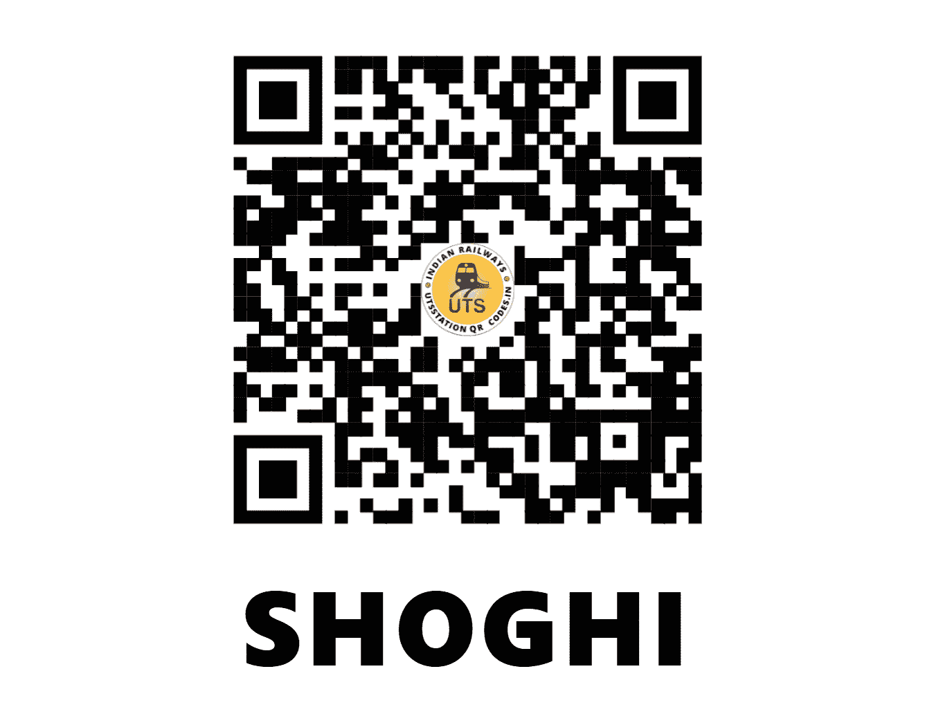 UTS QR Code for SHOGHI - SGS (NR - HIMACHAL PRADESH)